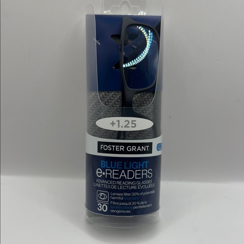 Foster Grant Blue Light eReaders +1.25 Magnification